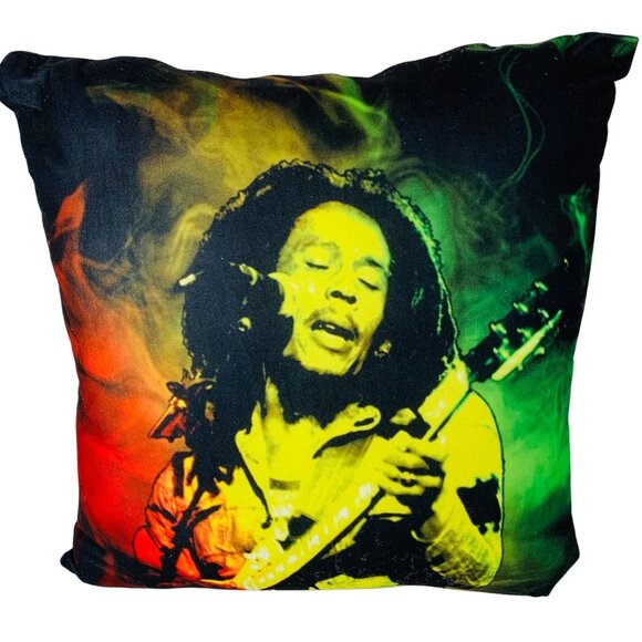 Bob Marley Reggae Decorative Throw Pillow Retro Dorm Room Music Love Psychedelic - Picture 3 of 10